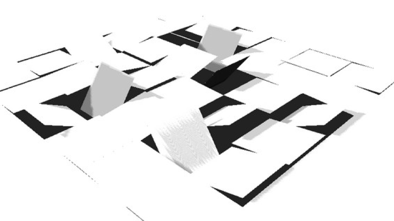 Flipping Floor - WebGL (Three.js) animation